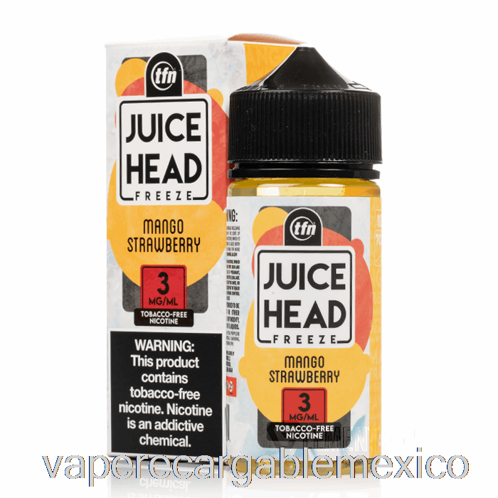 Vape Recargable Frozen Mango Fresa - Jugo Cabeza - 100ml 3mg